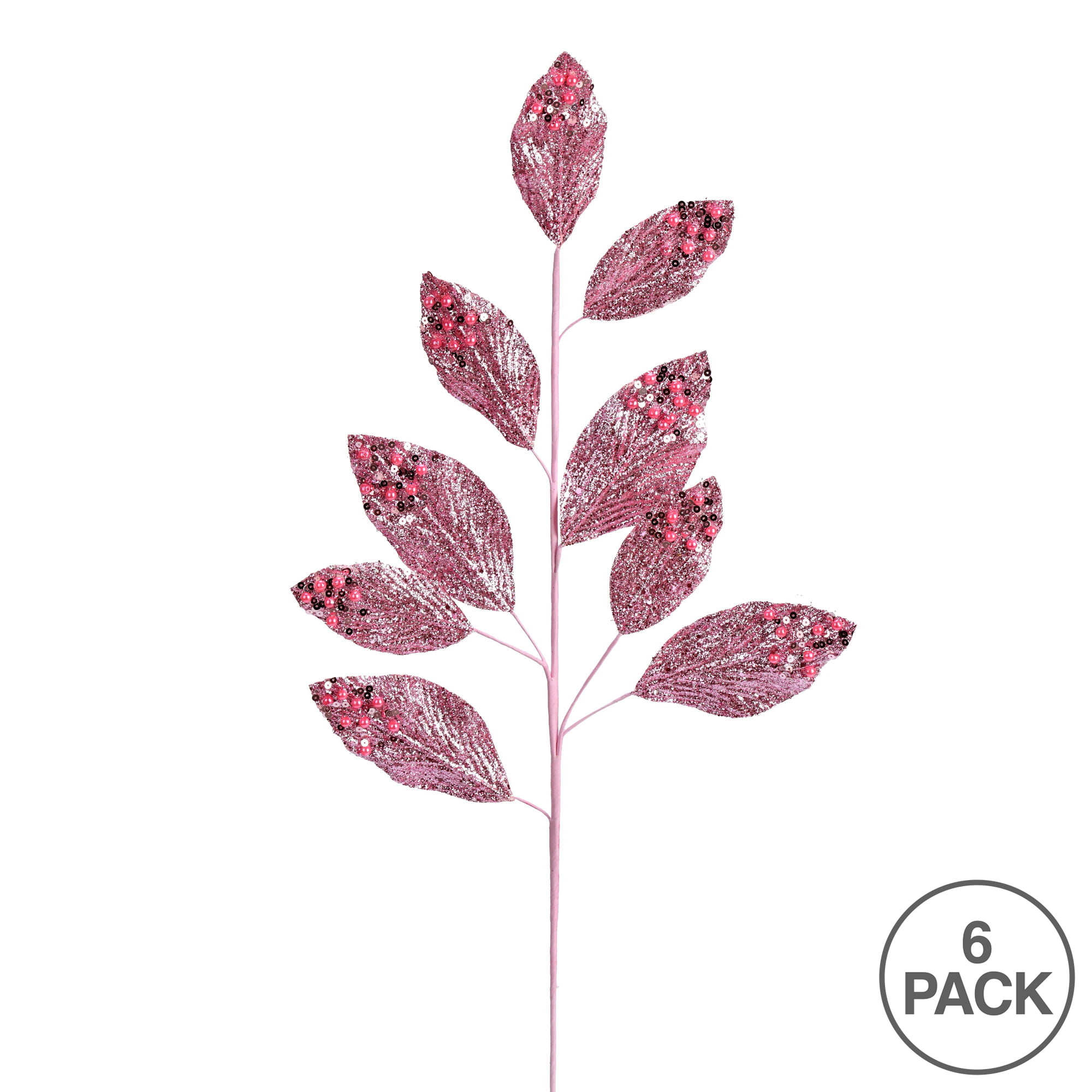 Vickerman 27 Pink Multi Ball Glitter Spray, 4 per bag.  Glitter spray,  Artificial flowers and plants, Vickerman