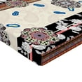 thumbnail image 2 of Ambesonne Floral Fitted Sheet, Abstract Petals and Roses, Twin XL Size, Multicolor, 2 of 3