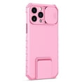 thumbnail image 5 of Case for Apple iPhone 14 Pro 2022, with Camera Cover Kickstand [Protective & Slim Fit] [Anti-Scratch & Anti-Fingerprint] Sliding Lens Cover Protection for iPhone 14 Pro 6.1 inch, Pink, 5 of 8