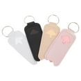 thumbnail image 1 of FELTECHELECTR 4 piezas de llavero con diseño de lápiz labial, organizador de lápiz labial, bolsa de cosméticos de bolsillo con funda, 1 of 6