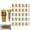 30 sets, variant on Cabinet Hinge Screw Hole Repair Kit, 6×14mm Door Hinge Thread Repair Screws, Stone Wood Wall Expansion Anchor