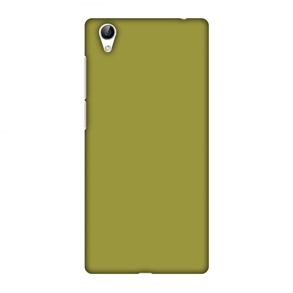 Vivo Y51L Case, Vivo Y51 Case Golden Lime, Hard Plastic Back Cover
