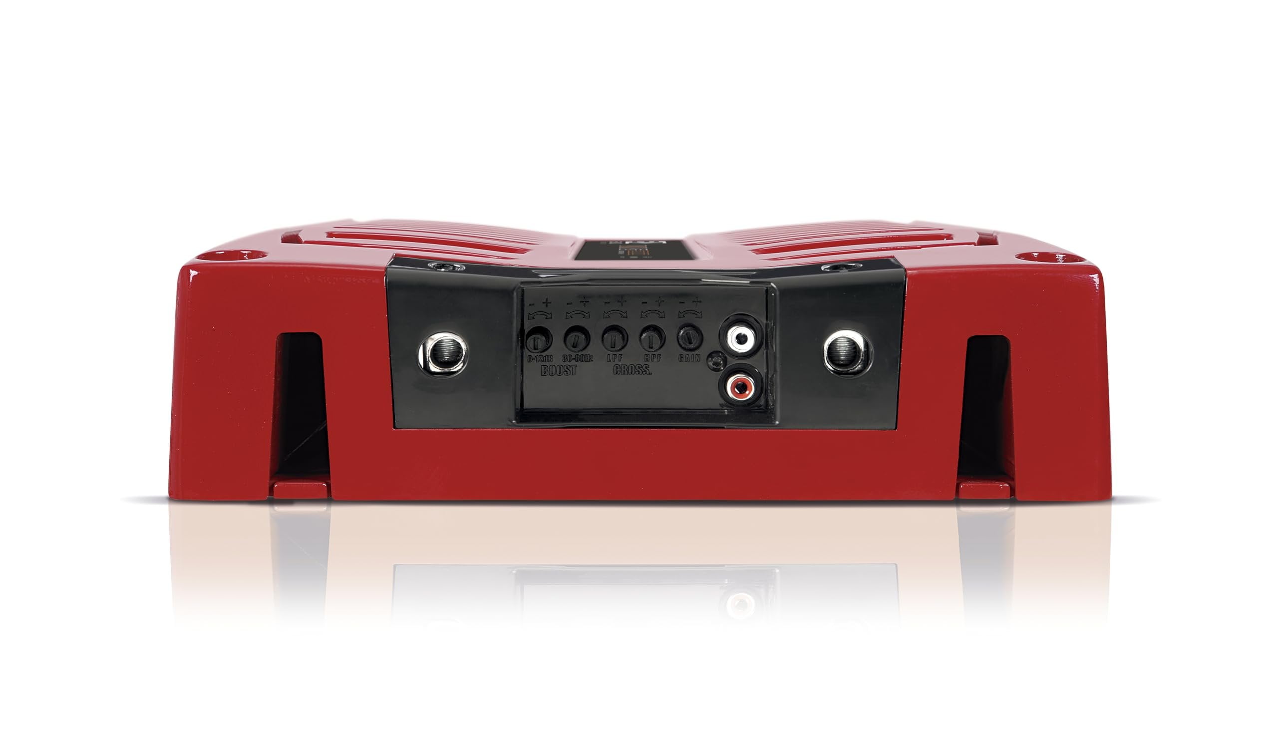 Banda VIK8000.2RED Car Amplifier Audio Speaker 2-Ohms Full Range New Viking 8000 Watts Rms LED Indicator Sound Specialization Aluminum Chassis - Red