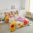 thumbnail image 3 of Erosebridal Colorful Flower Bedding Twin Comforter Set,Spring Garden Down Comforter,Botanical Room Decorative,2-Piece, 3 of 8
