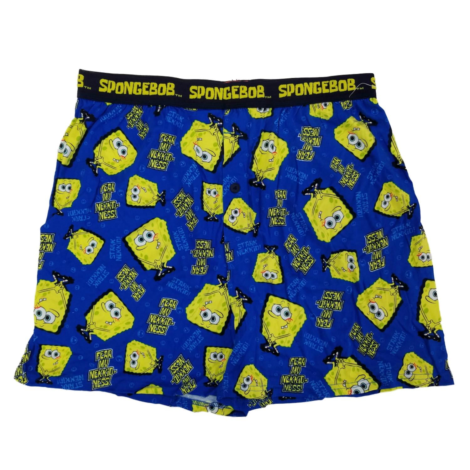 Nickelodeon Nickelodeon Mens SpongeBob SquarePants Fear My Nekkidness