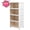 Off-White, variant on OKENTEN Rolling Wheeled Plastic Storage Bins with Lid, 4-Tier Stackable Folding Storage Containers, 92 Qt Capacity