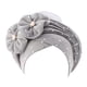 thumbnail image 5 of 2 turbantes para mujeres musulmanas, para la cabeza, hiyab, accesorios para el cabello, gorro ajustable, gorro decorativo con diamantes de imitación, cubierta para gris azul Fernando turbante africano, 5 of 8