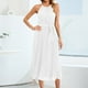 thumbnail image 1 of Vestido Vestido informal para mujer, sin espalda, estilo elegante, ajuste holgado, atuendo diario (blanco S) Kuymtek Blanco T S para Mujer, 1 of 8