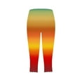 thumbnail image 5 of breaise Womens Plus Size Capri Leggings Summer Athletic Capris Fashion Tie Dye Printed Activewear Slim Fit High Waisted Tights, 5 of 5