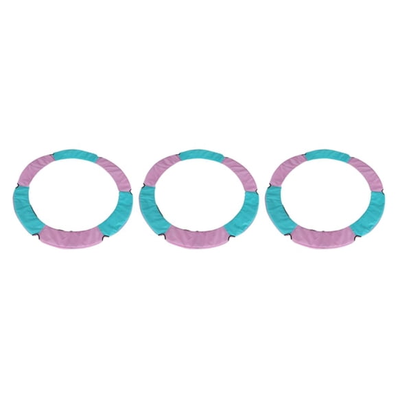 Wosthever Almohadilla de repuesto para trampolín Acolchado de seguridad Cubierta de resorte Rosa Verde 1,5 m Type1 NO1