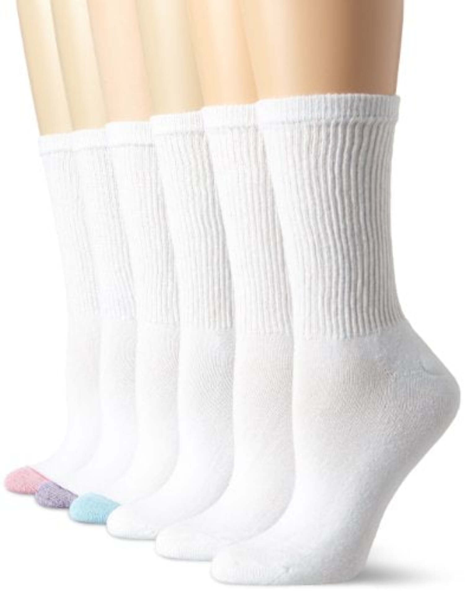 Hanes Women's Comfort Blend Crew Sock (Pack of 6) Sock Size 911