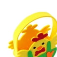 thumbnail image 4 of Bolsa de regalo de Pascua duradera, bolsa de mano, cesta de galletas para niños, cesta de aperitivos, decoración de recuerdo de fiesta Amarillo verde, 4 of 4