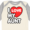 thumbnail image 4 of Inktastic I Love my Aunt Boys or Girls Long Sleeve Baby Bodysuit, 4 of 5