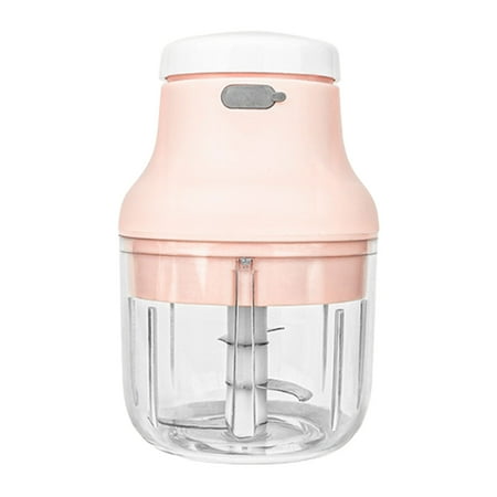 

ibaste Electric Garlic Chopper - Mini Garlic Chopper Upgrade 3 Blades 45w Multi-Function Mini Electric Garlic Grinder Food Machine Large Capacity 350ml Household Meat Grinder