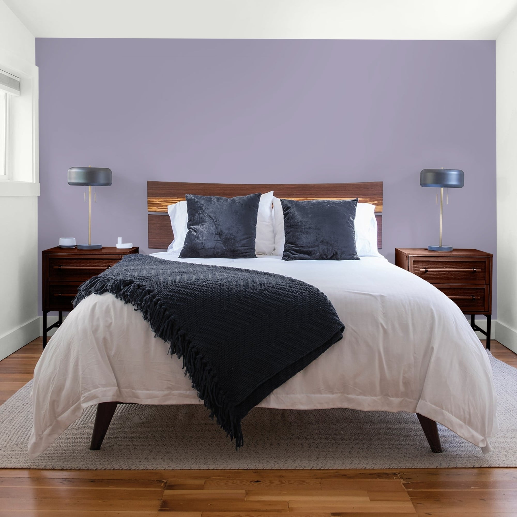 Glidden High Endurance Plus Purple Surf Flat Interior Paint and Primer, 1 Gallon
