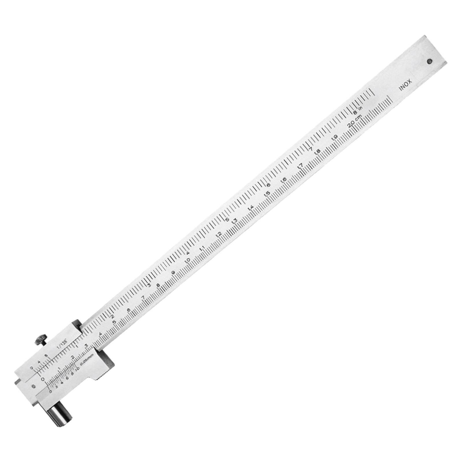 Fzaqwen 0-200mm Parallel Scribe Calipers inch/Metric Sliding Gauge Caliper for Workplace