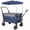 Blue Gray, variant on TheEshow Folding Wagon Cart Push-Pull with Rotating Handle and Canopy, 480lbs Load Capacity, All-Terrain Wheels, Gray