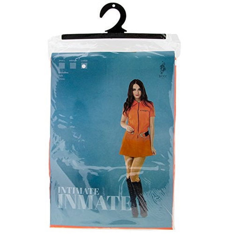 New Boo! Inc. Intimate Inmate Women\'s Halloween Costume Orange Black Boo! Inc. Intimate Inmate Women main image 3