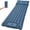 Dark Blue, variant on Honhorrs Camping Sleeping Pad, 4" Ultralight Inflatable Sleeping Pad with Pillow Built-in Foot Pump Compact Camping Air Mattress for Backpacking, Hiking, Outdoors (Green, Single)