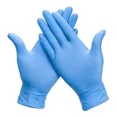 thumbnail image 3 of Guantes descartables antideslizantes UniSeal 3.5 grs color azul talle M de nitrilo x 100 unidades, 3 of 3