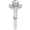thumbnail image 3 of Lina Jewel Round Cut 1.3 Ct Vintage Diamond Ring - Lab-Created Simulated Diamond - 14K White Gold Plated Engagement Ring - Ideal for Proposals, Birthdays, or Weddings, 3 of 3