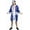 Blue, variant on Adult Halloween Costume Boxing Robe with Hood