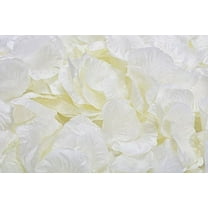 Magik 1000 Pcs Silk Flower Rose Petals Wedding Party Pasty Table Decorations, Various Choices (5000, Ivory)