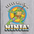 thumbnail image 3 of Teenage Mutant Ninja Turtles - Trust Me Ninja - Men's Long Sleeve T-Shirt, 3 of 5