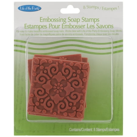 UPC: 0649979615015 | Soap Embossing Stamp Assortment 8/Pkg-Square