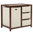 thumbnail image 3 of Ktaxon Baby Changing Table with 3 Storage Drawers, Baby Changing Station, Diaper Changing Station - Espresso, 3 of 10
