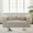 A-001-White-Square, variant on 79" Convertible Sofa Bed ,CARZZI LIFE Compressed Floor Boneless Couch Modular Corduroy Sleeper Sofa, Folding Mattress Couch for Small Spaces - No Assembly Needed in Beige with Storge