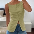 thumbnail image 3 of Neewe Womens Loose Fit Casual Flowy Tank Tops Trendy Sleeveless Summer Tops Clothes Spring Outfits 2026-Green 2XL, 3 of 6
