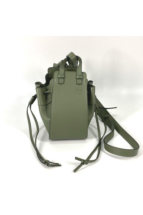 Pre-Owned LOEWE Hammock Drawstring Bag, Mini Handbag/Shoulder Leather, Women's,...