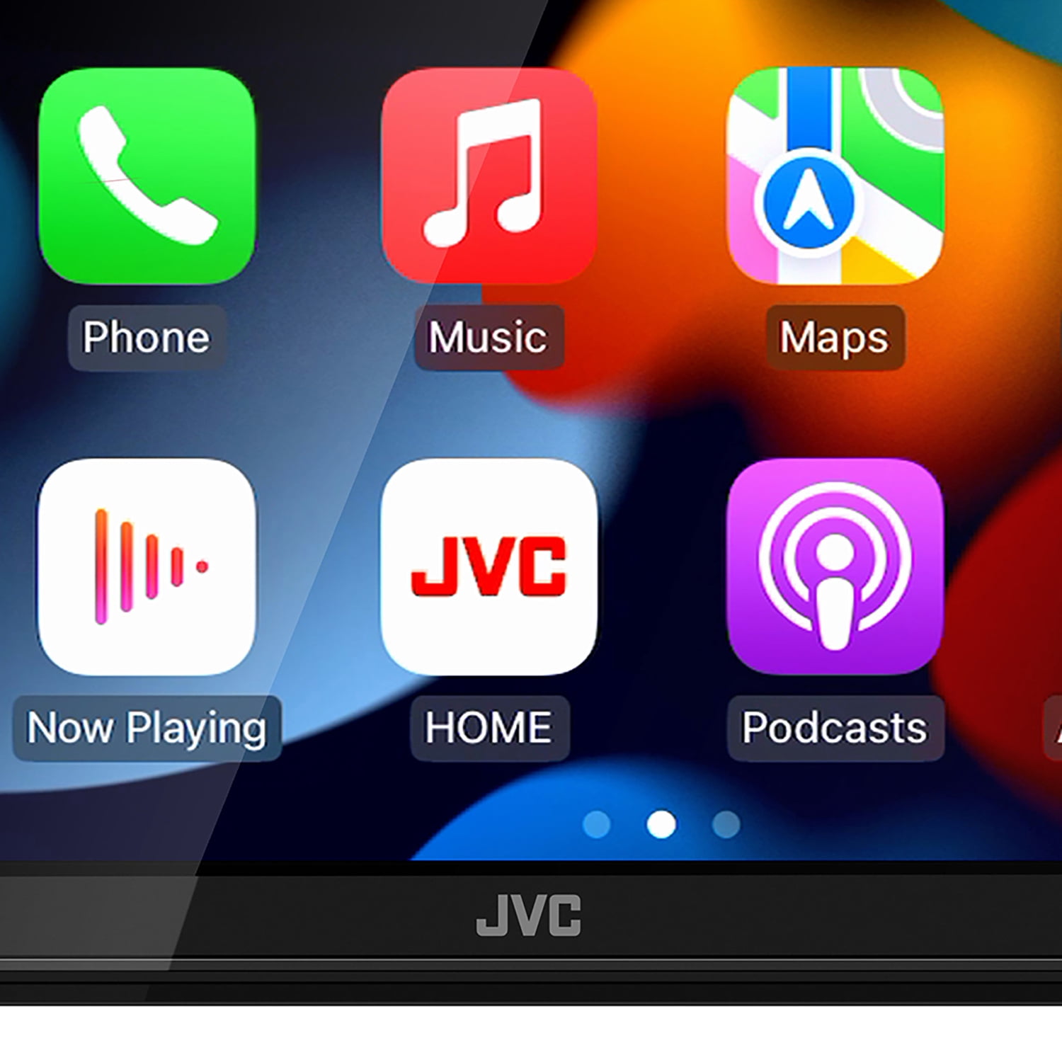 6.8-In. Car In-Dash Unit, Double-DIN/Single-DIN Short Chassis Digital Receiver with WSVGA Touch Screen, Android Auto, and Apple CarPlay