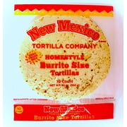 New Mexico Tortilla Company 10" Homestyle Burrito Size Flour Tortillas, 10 Count (30 oz)