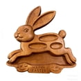 thumbnail image 6 of Easter Bunny Wooden Serving Platter, Easter Decor, Rustic Food Tray for Deli, Snacks and Desserts, Decorative Tableware for Home Dining, Party and Spring Holiday Table Decoration, 1pcs, C, 6 of 7