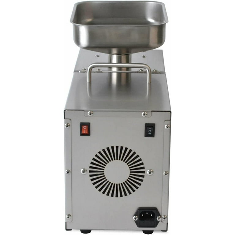 VEVOR Oil Press Machine 750W Cold / Hot Press Automatic Oil Extractor Organic Oil Expeller Commercial Grade Stainless Steel Oil Press Machine