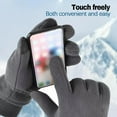 thumbnail image 5 of Winter Convertible Fleece Gloves for Men – Warm Windproof Gloves with Flip Finger Design, Touchscreen Thumb & Index, Anti-Slip Palm for Cycling, Fishing, Photography, Driving (Gray), 5 of 5