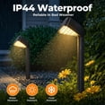 thumbnail image 5 of Outdoor Solar Lights, 8 Pack Solar Pathway Lights for Garden Walkway Yard Landscape Warm White, 5 of 6