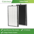 thumbnail image 2 of 1 Set 112 H13 True HEPA Replacement Filter Compatible for 112 V2.0 Air Purifie-r, 3-in-1 True HEPA Activated Carbon Filter, 2 of 7