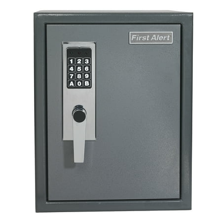 First Alert 2077DF Anti-Theft Safe with Digital Lock, 1.2 Cubic Foot, Grey
