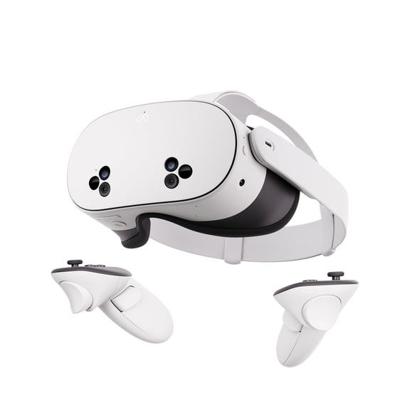 Meta Quest 3S 128GB VR Headset — Level Up With Double the Storage — 2X Graphical Processing Power — Virtual Reality Without Wires — Access to 40  Games with a 3-Month Trial of Meta Horizon  Include