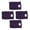 Purple, variant on Lubelski 4Pcs/Set Anti Nausea Knitted Bracelet Car Auto Sea Sick Sickness Wrist Bands