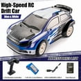 thumbnail image 6 of 1:12 RC Drift Rally Car 4WD 32KM/H High-Speed Remote Control Vehicle with Gyroscope, Dust Cover, Upgraded Metal Dogbone & Oil Shock, LED Lights -SY-1203, 6 of 9