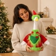 thumbnail image 6 of Qwtwty Christmas Lawn Goose Clothes for 23" Geese Statue, Yard Goose Decorations for Yard Lawn Outdoor Garden Patio Statue Xmas Santa Holiday Decor, 6 of 7
