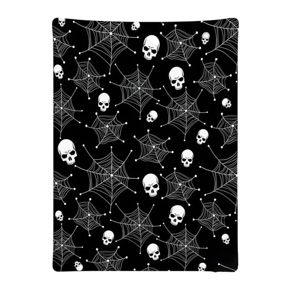 Cozy Halloween Flannel Throw Blanket Soft Warm Fleece Cuddle For Couch Bed Sofa Season