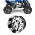 thumbnail image 1 of 25X8-12 Wheel Rim, Aluminum Alloy Long Lasting 4 Holes 12 Inch Wheel Rim  for  Cart, 1 of 7