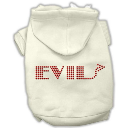 Pet, Dog Cat Hoodie Rhinestone, "Evil"