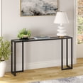 thumbnail image 6 of Evelyn&Zoe Oscar 55" Wide Rectangular Console Table, Blackened Bronze, 6 of 7