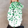 thumbnail image 5 of Youth Hooded Sweatshirt 3-12Y St. Patrick's Day Pullover Leprechaun Print Outfits Casual Fleece Top Long Sleeve Pocket Clothing Playful Graphic Tees, 5 of 5